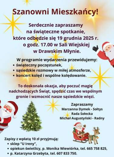 Świąteczne spotkanie w Drawskim Młynie