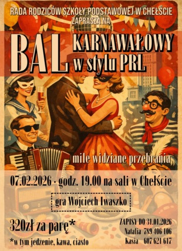 Bal karnawałowy w Chełście