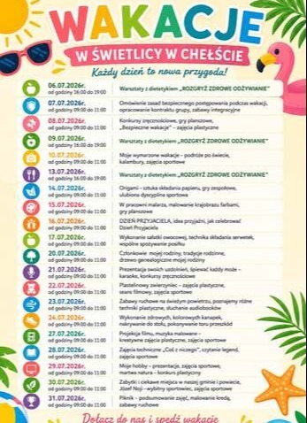 Wakacje w Chełście
