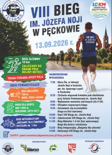 VIII Bieg im. J&oacute;zefa Noji w Pęckowie