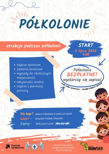 P&oacute;łkolonie letnie w Drawsku