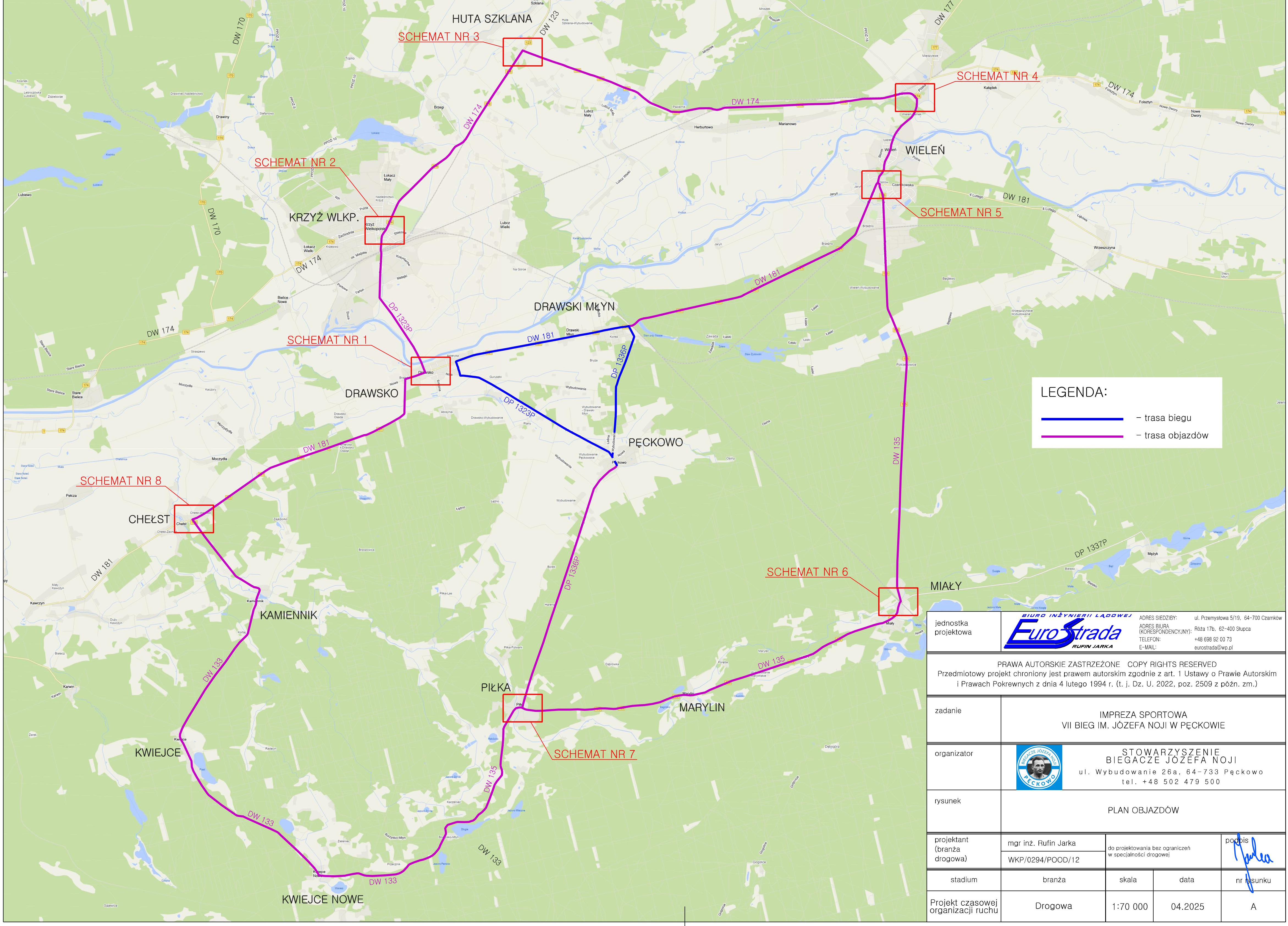 !!! Rys- A - Plan objazdów