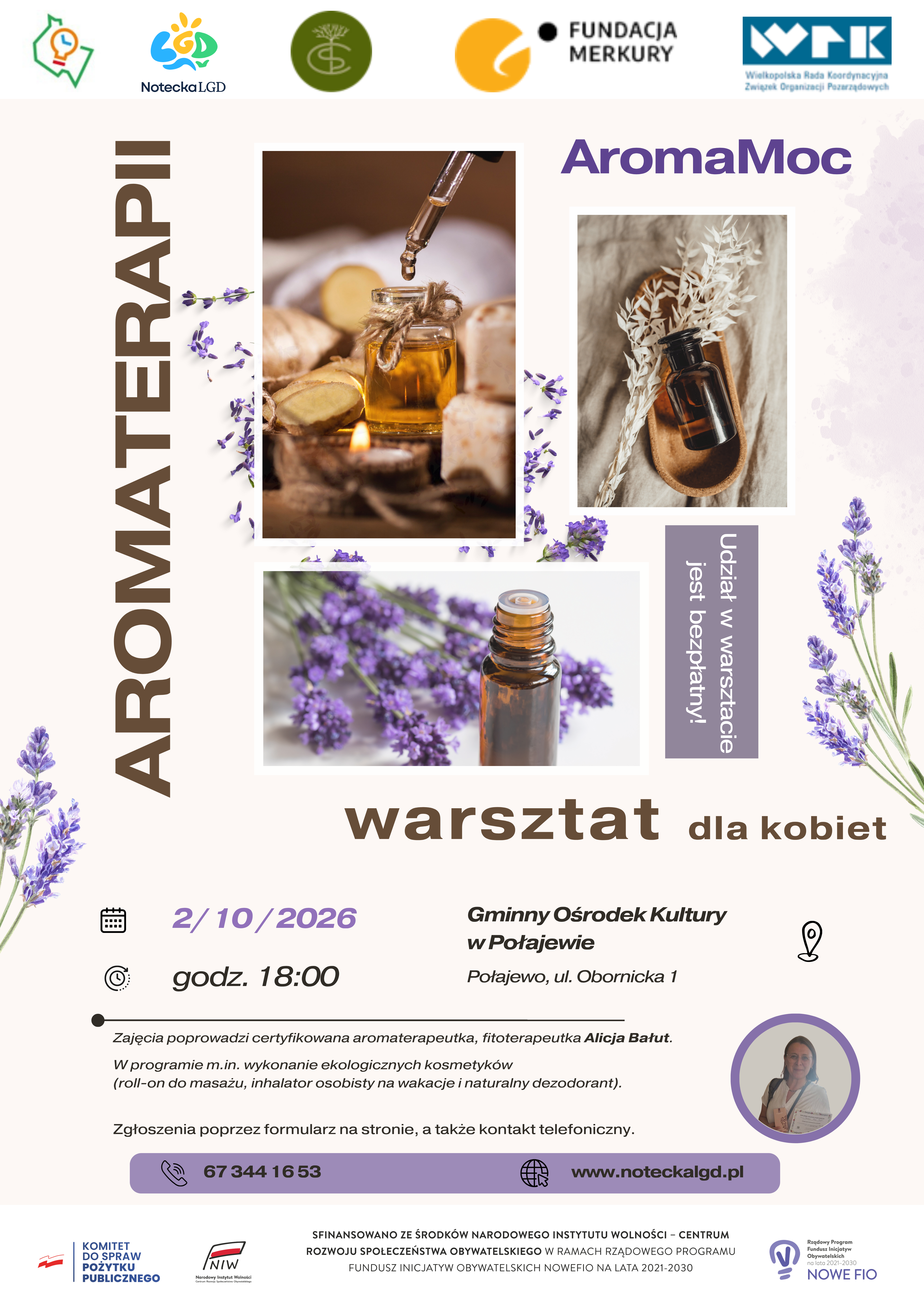 Warsztat aromaterapii 2-10