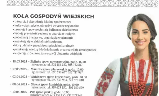 Zdjęcie do Rejestracji K&oacute;ł Gospodyń Wiejskich w Krajowym Rejestrze K&oacute;ł Gospodyń Wiejskich