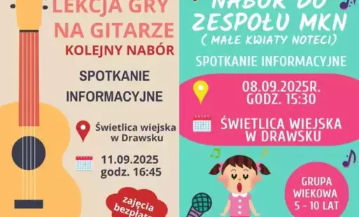 Centrum Kultury w Drawsku - nabory!