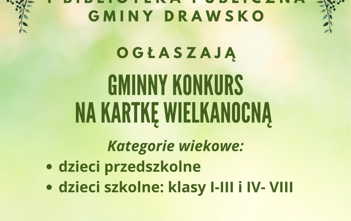 Zdjęcie do Konkurs na kartkę wielkanocną