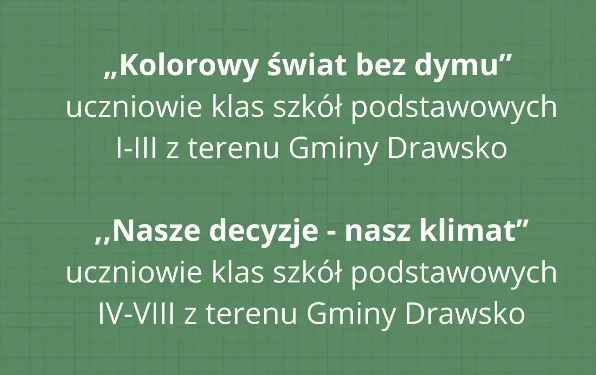 Konkursy ekologiczne - zapraszamy do udziału!