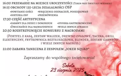 135-lecie Ochotniczej Straży Pożarnej w Piłce