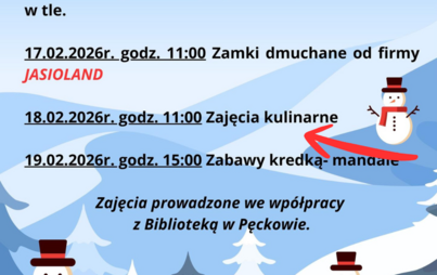 Ferie zimowe - Świetlica wiejska w Pęckowie 