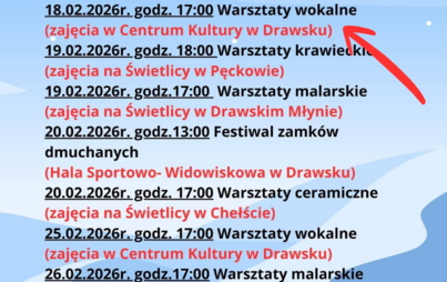 Zdjęcie do Ferie zimowe - Centrum Kultury w Drawsku