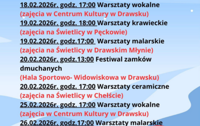 Ferie zimowe - Centrum Kultury w Drawsku