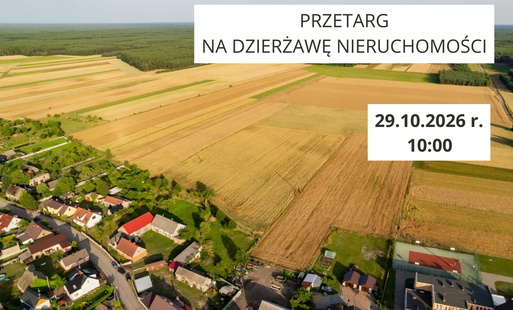 Ogłoszenie o I przetargu na dzierżawę działki nr 438/1 w Pęckowie