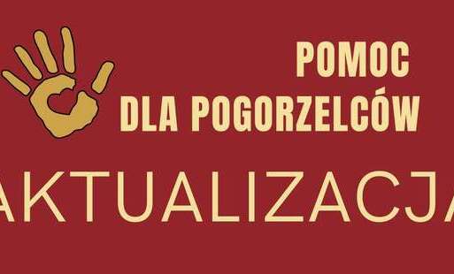 ZBIÓRKA DLA POGORZELCÓW - AKTUALIZACJA  