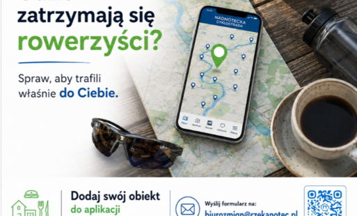 Zdjęcie do Przedsiębiorco, pokaż swoje miejsce rowerzystom odkrywającym Dolinę Noteci