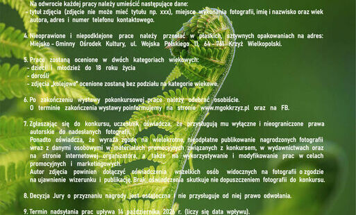 XVII Powiatowy Konkurs Fotograficzny im. Mariana Bakinowskiego „Między Drawą a Notecią”
