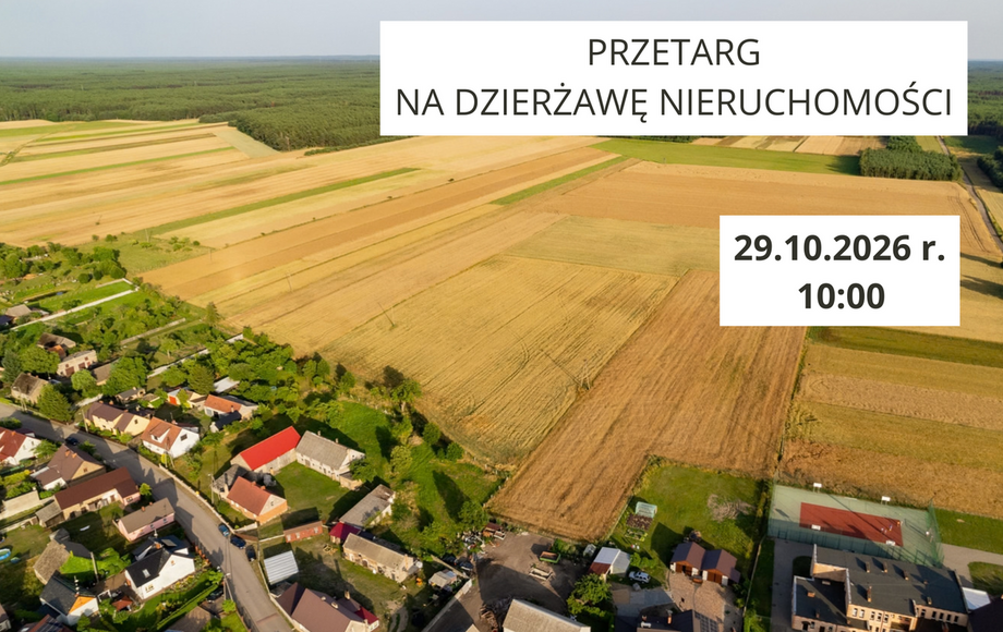 Przetarg na dzierżawę działki nr 438/1 w Pęckowie
