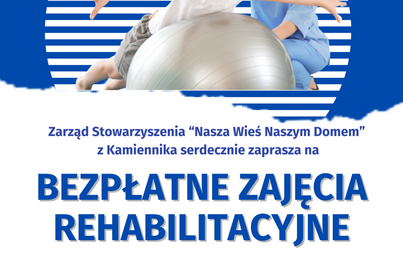 Bezpłatne zajęcia rehabilitacyjne w Kamienniku