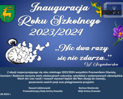 Inauguracja roku szkolnego 2023/2024