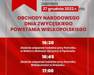 27 grudnia - obchody Powstania Wielkopolskiego